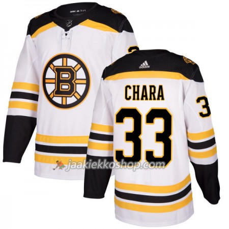 Miehille NHL Boston Bruins Pelipaita Zdeno Chara 33 Adidas 2017-2018 Valkoinen Authentic